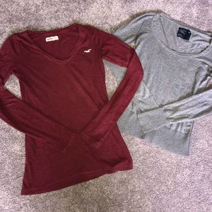 Bundle Set Of 2 Long sleeve t shirts XS